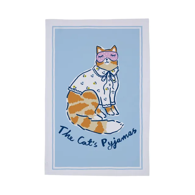Ulster Weavers Cat's Pyjama's viskestykke flerfarvet bomuld