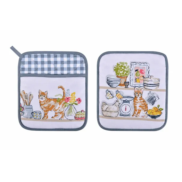 Ulster Weavers Pantry Cats grydelap bomuld 21x21 multicolour