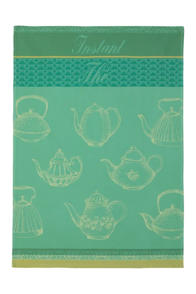 Coucke Green Tea Moment viskestykke 50x75 cm grøn bomuld