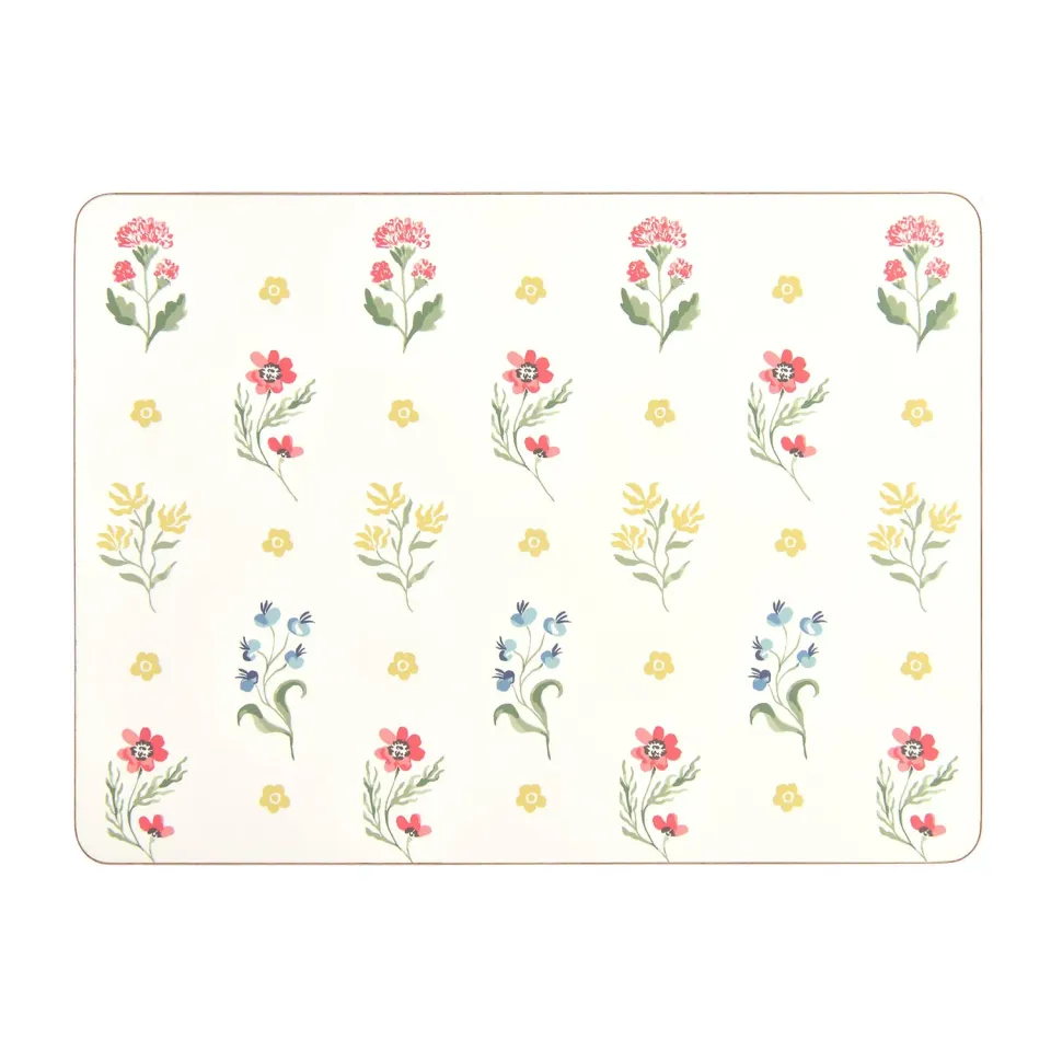 Ulster Weavers Boho Floral dækkeserviet 4-pak flerfarvet