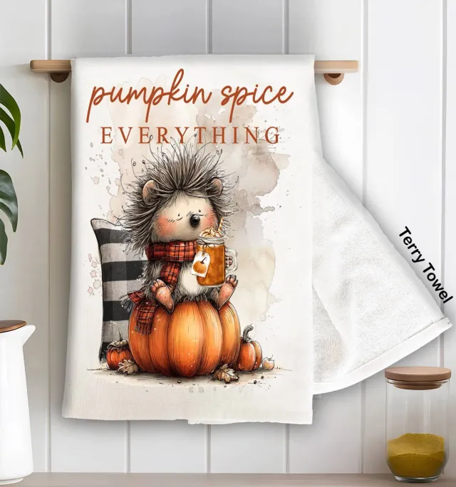 Avery Lane Gifts Pumpkin Spice Everything viskestykke frotté