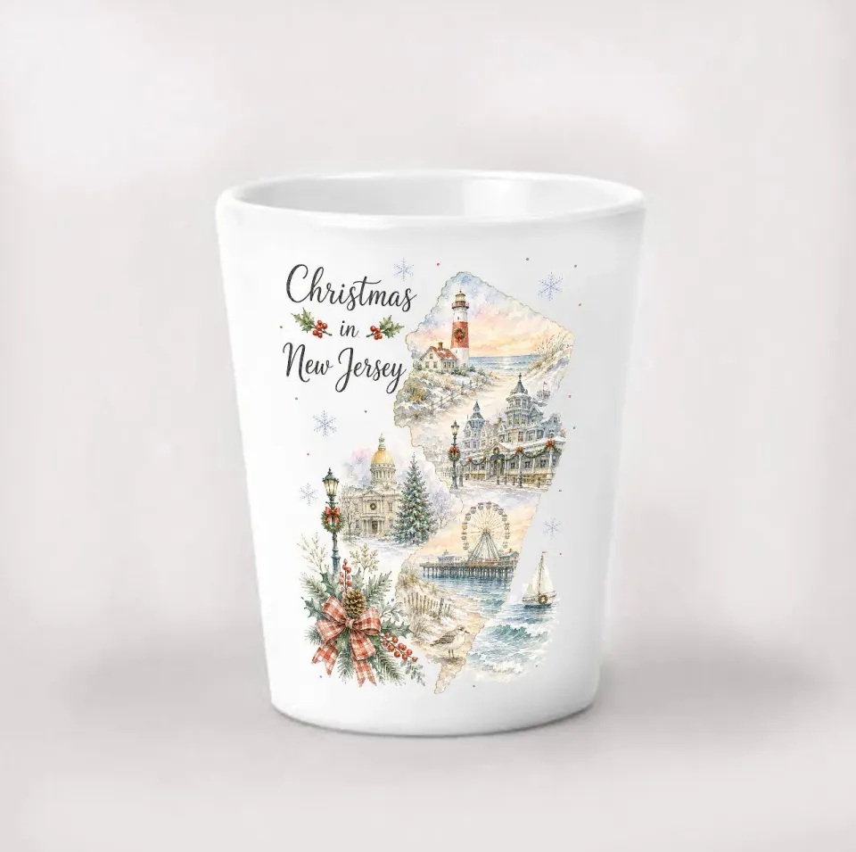 Avery Lane Gifts New Jersey shotglas keramik 44 ml
