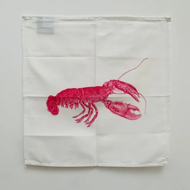 Thornback & Peel Lobster stofserviet lyserød 45x45