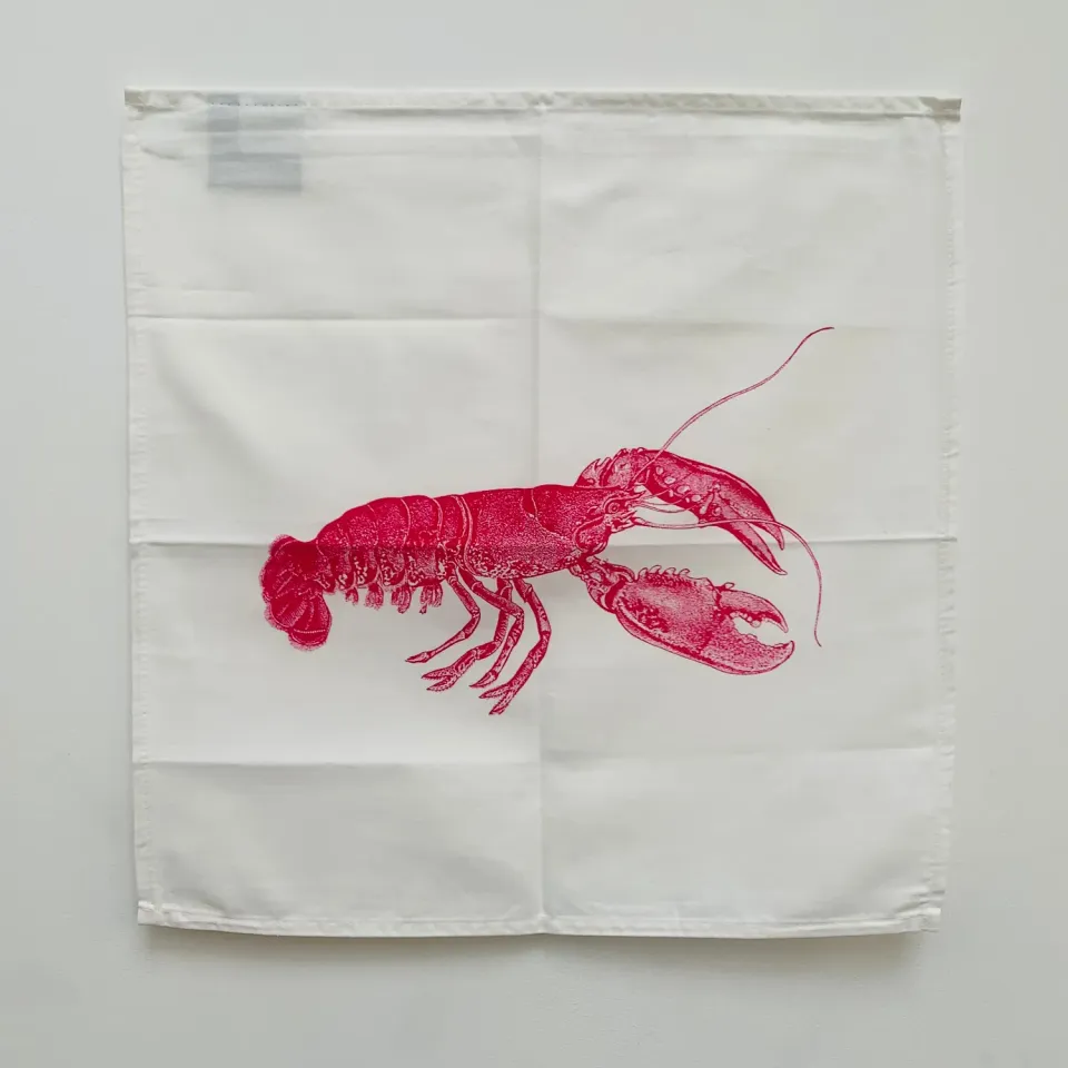 Thornback & Peel Lobster stofserviet lyserød 45x45
