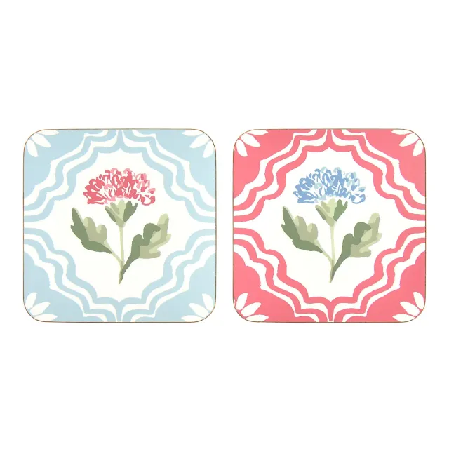 Ulster Weavers Boho Floral bordskånere 4-pak flerfarvet kork