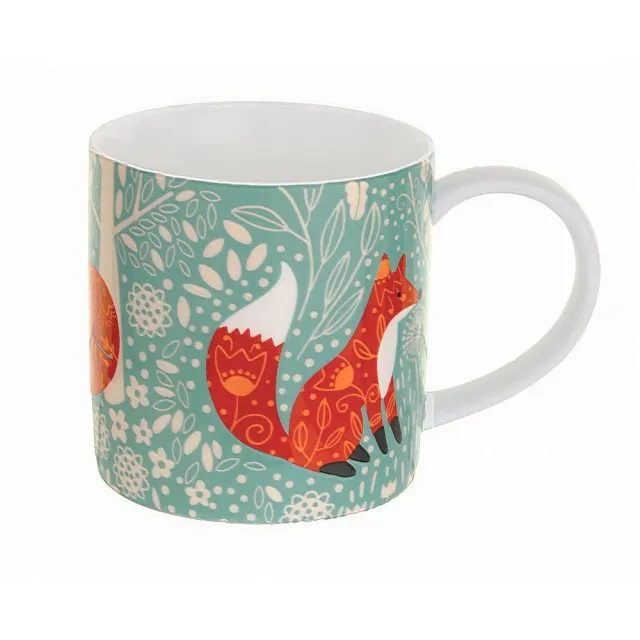 Ulster Weavers Foraging Fox Bone China Mug krus blå ræv