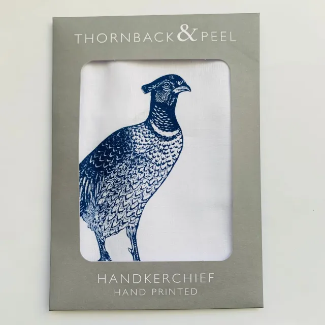 Thornback & Peel Pheasant lommetørklæde 40x40