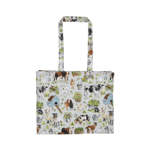 Ulster Weavers Portman Farm skuldertaske grå 30x37 cm PVC