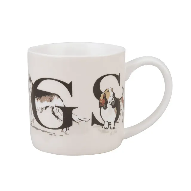 Ulster Weavers Country Dogs krus brun bone china
