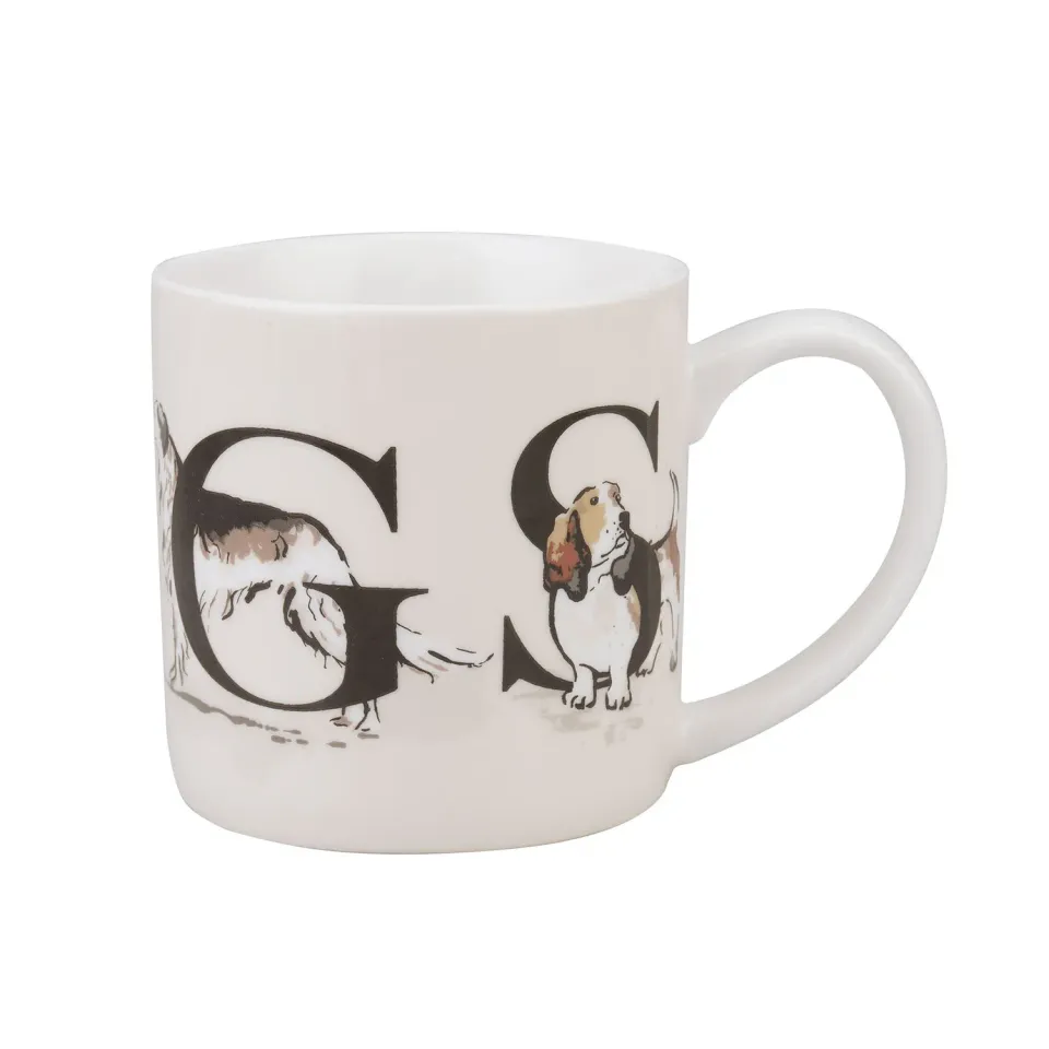 Ulster Weavers Country Dogs krus brun bone china