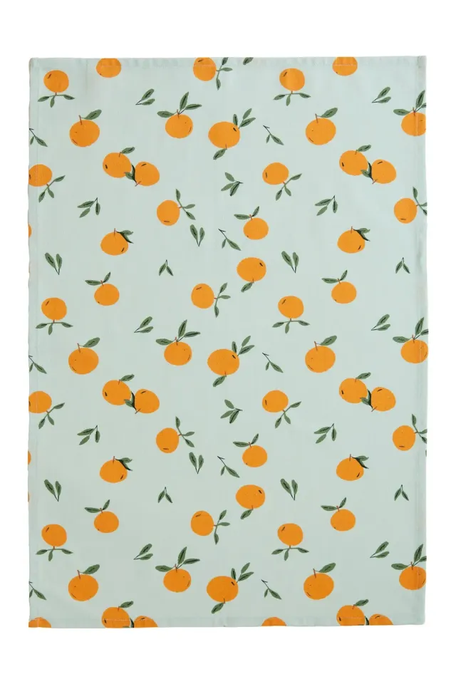 Coucke Clementine viskestykke 50x75 cm grøn bomuld