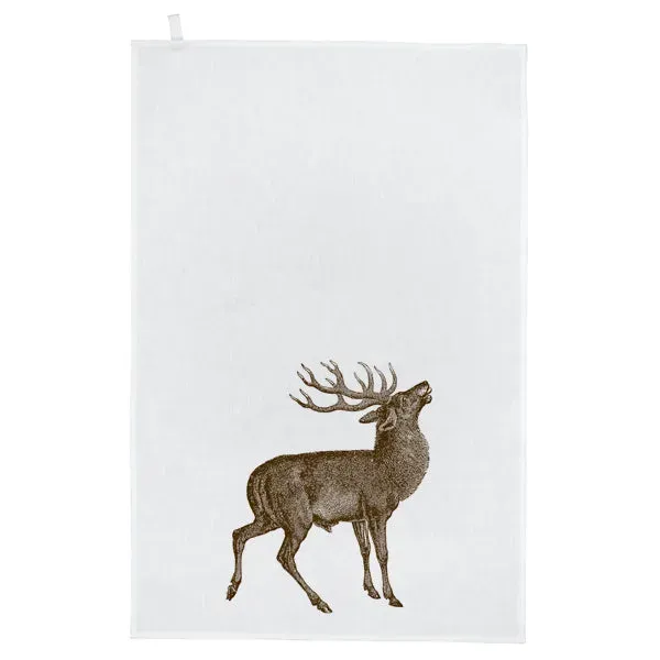 Thornback & Peel Stag viskestykke hjort 100% bomuld