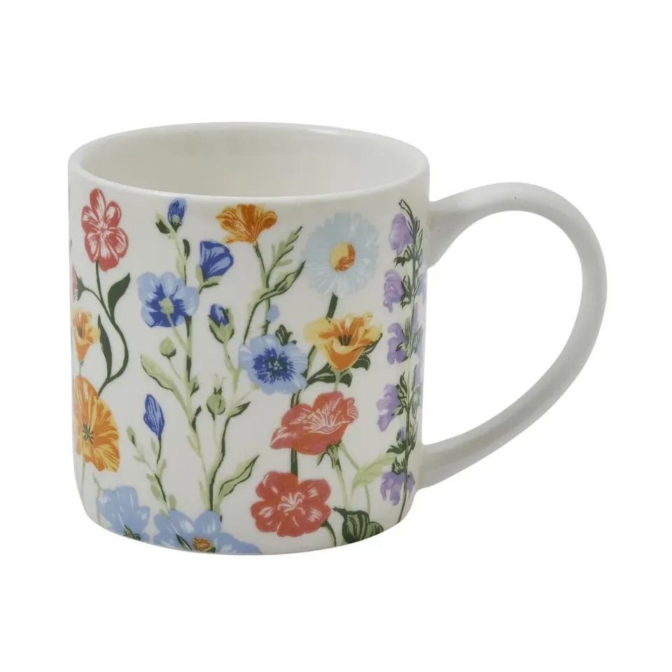 Ulster Weavers Cottage Garden krus benporcelæn blomstret