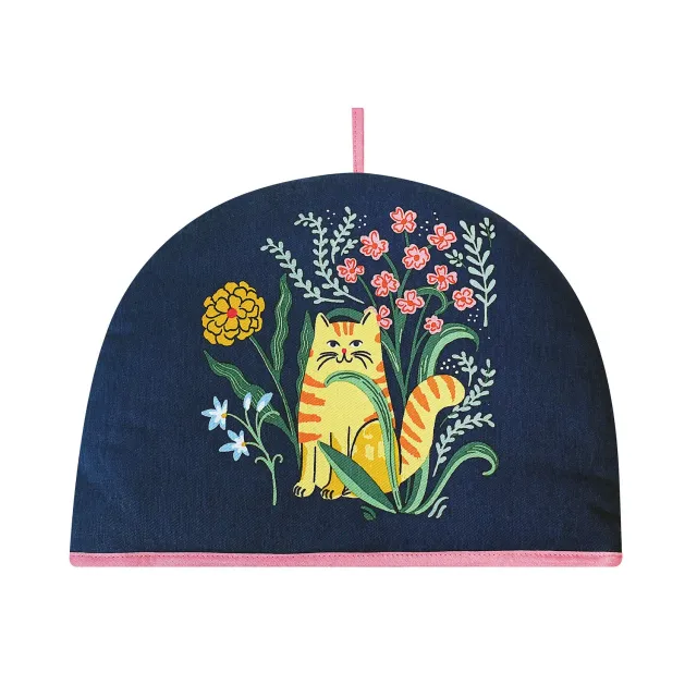 Ulster Weavers Marmalade Meadow tehætte navy bomuld