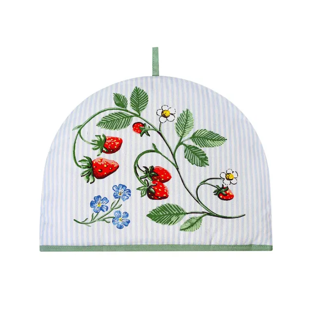 Ulster Weavers Strawberry Patch tehætte grøn bomuld