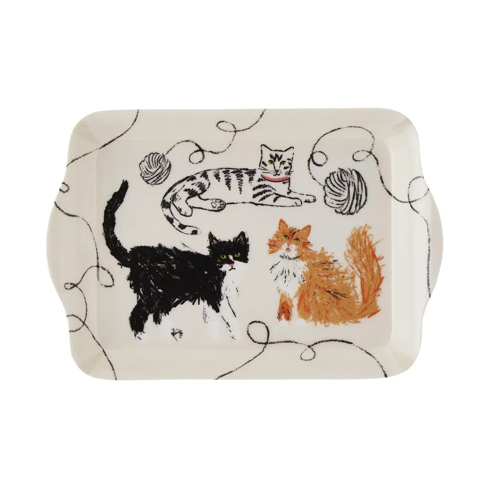 Ulster Weavers Feline Friends bakke creme 21x14 cm