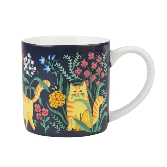 Ulster Weavers Marmalade Meadow krus navy benporcelæn