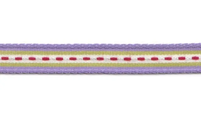 AspEgren Multi Strada bånd lilla 1 cm x 3 m bomuld