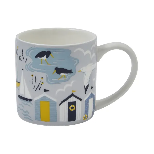 Ulster Weavers Seashore krus blå benporcelæn