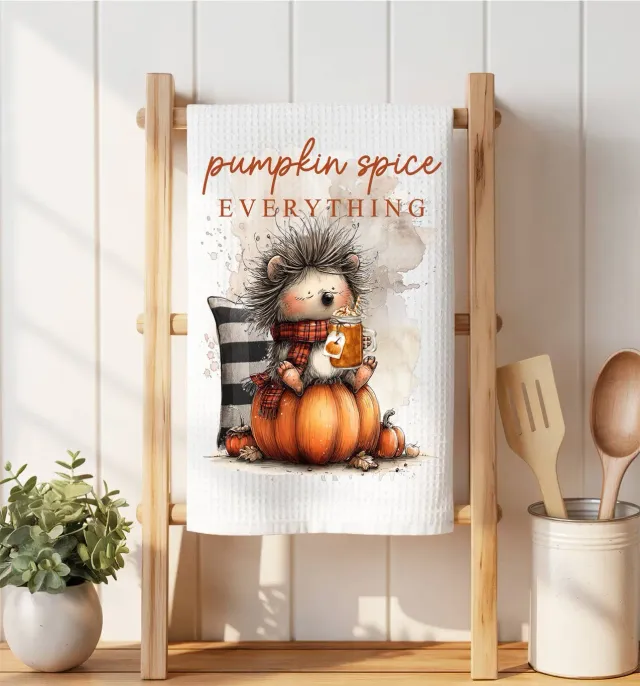 Avery Lane Gifts Pumpkin Spice vaffelklud mikrofiber 40x35 cm