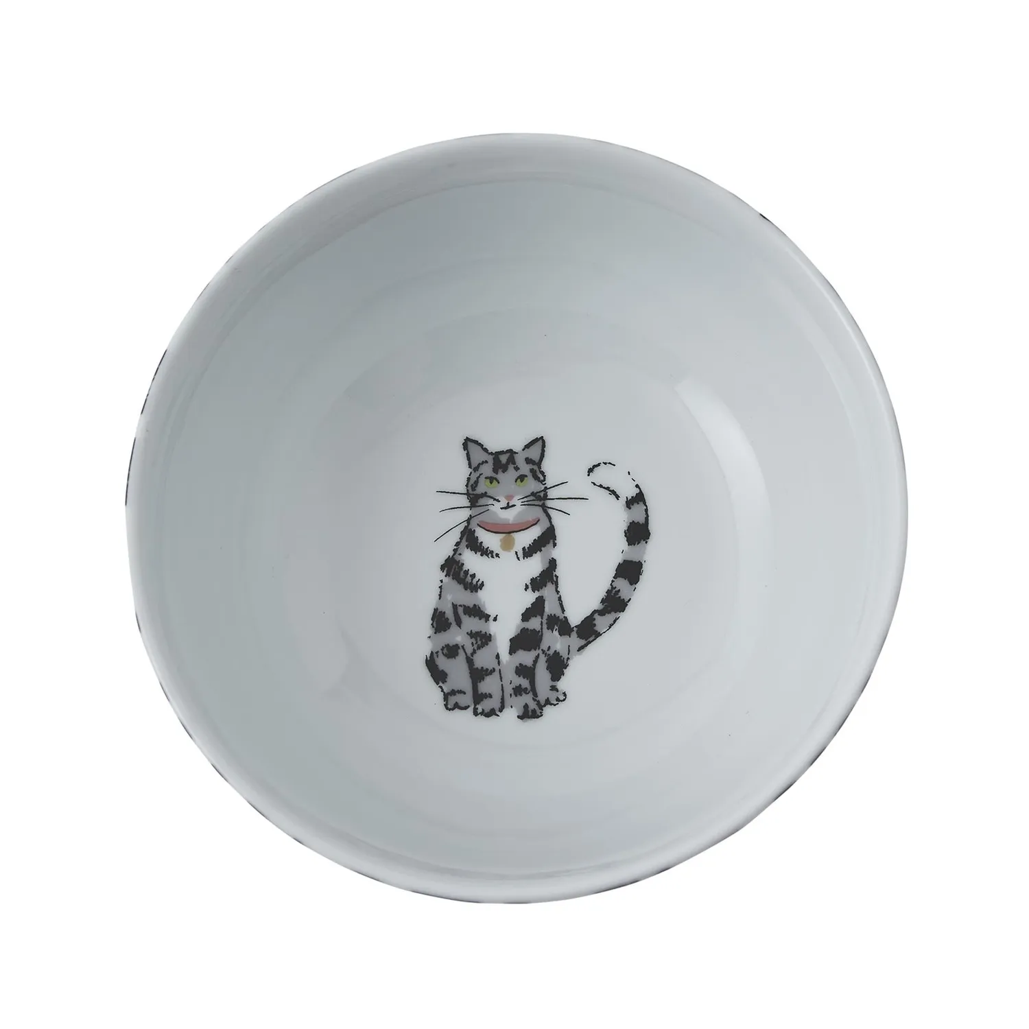 Ulster Weavers Feline Friends porcelænsskål hvid kattemotiv