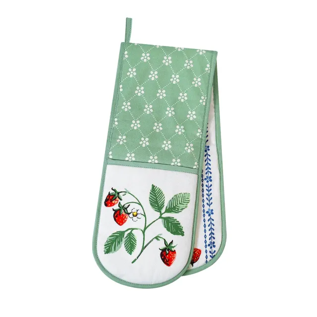 Ulster Weavers Strawberry Patch ovnhandske dobbelt grøn