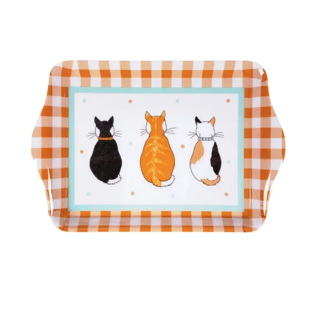 Ulster Weavers Cats In Waiting bakke orange 21x14 cm
