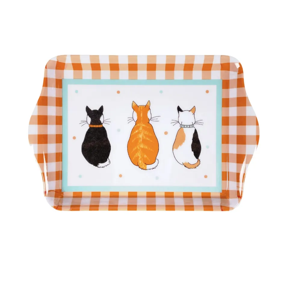 Ulster Weavers Cats In Waiting bakke orange 21x14 cm