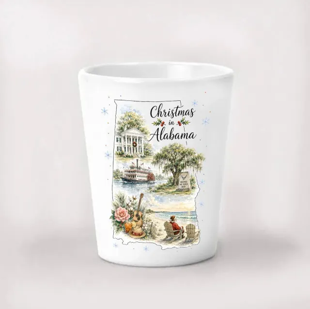 Avery Lane Christmas Alabama shotglas 4 cl keramik