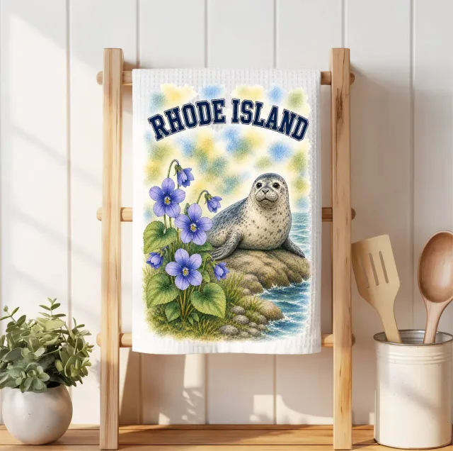 Avery Lane Gifts Rhode Island Waffle Weave viskestykke 40x35 cm