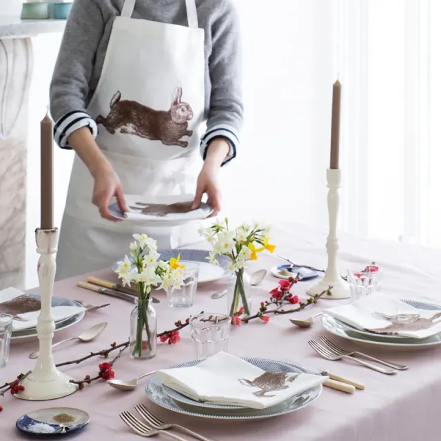 Thornback & Peel Rabbit Apron forklæde 60x80 bomuld
