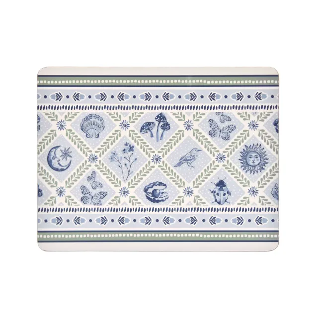 Ulster Weavers Coastal Treasures dækkeservietter blå 4-pak