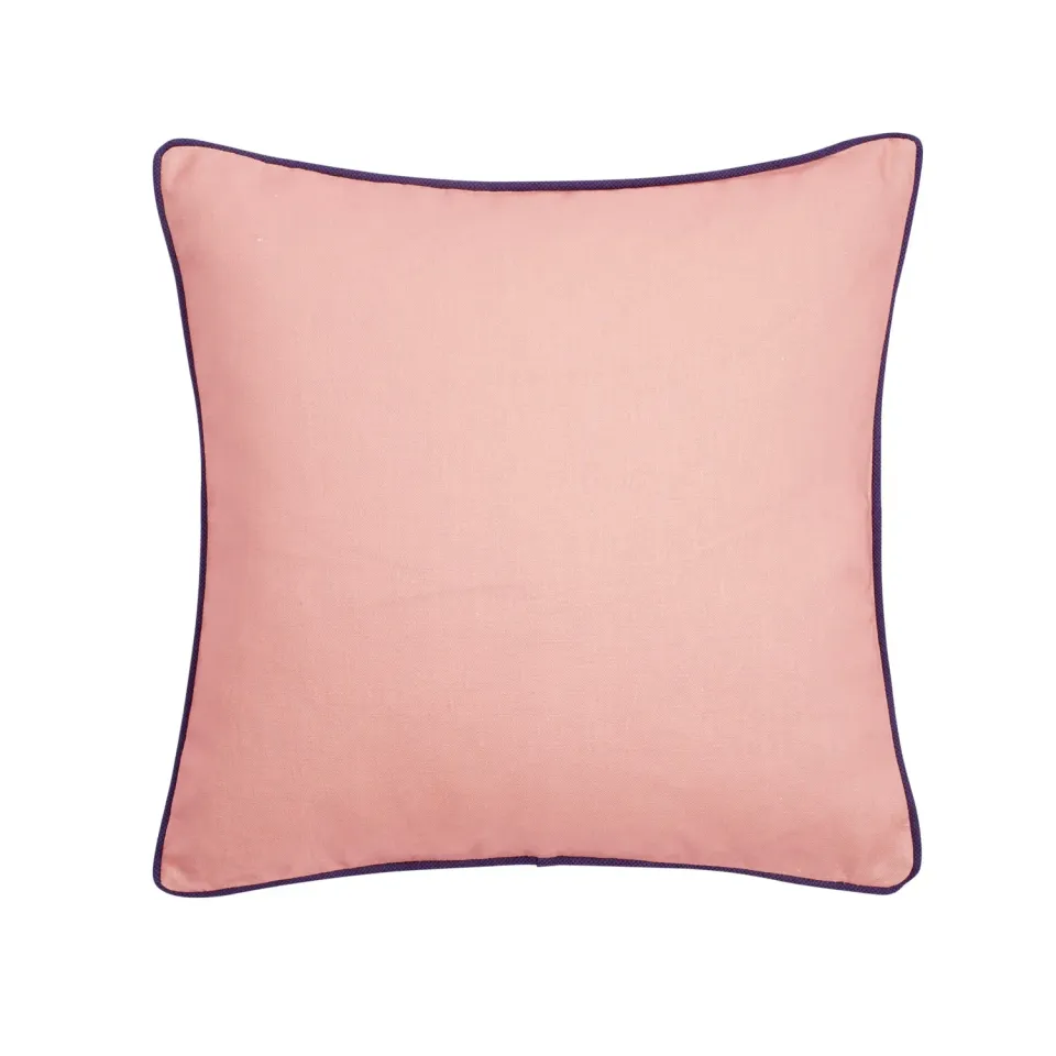 Ulster Weavers Plain Linen pude 50x50cm rosa hør