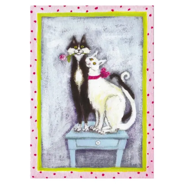 AspEgren Cats postkort 11x16 cm 2 stk blandede motiver