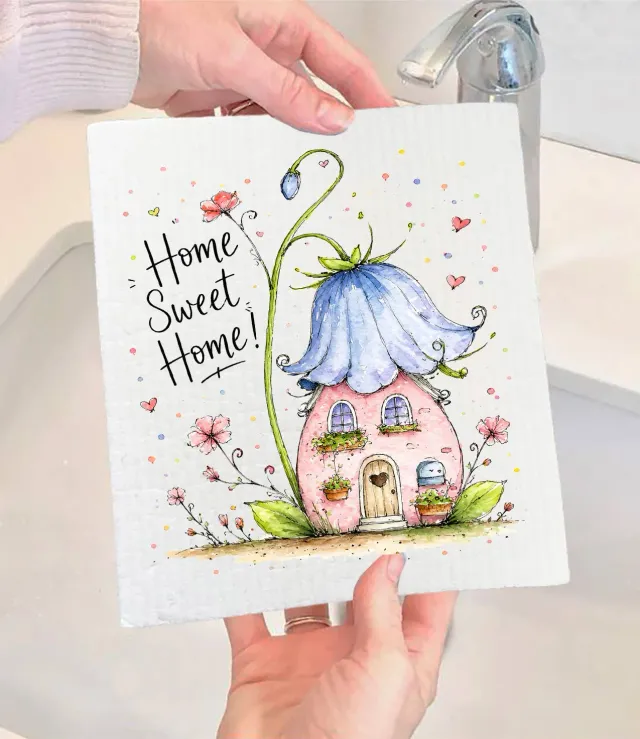 Avery Lane Gifts Home Sweet Home karklud svensk blomster