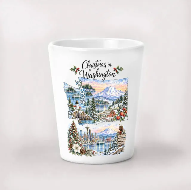 Avery Lane Gifts Christmas in Washington shotglas keramik