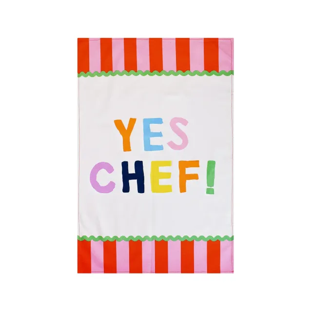 Ulster Weavers Yes Chef viskestykke flerfarvet 74x48 bomuld