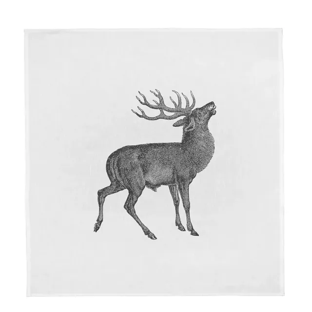 Thornback & Peel Grey Stag stofserviet hørblanding 45 cm