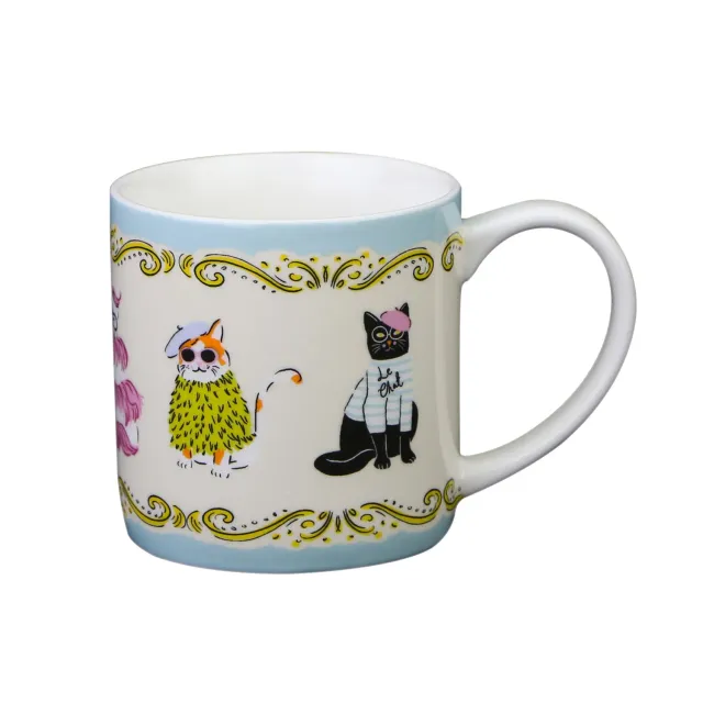 Ulster Weavers Cool Cats krus multifarvet benporcelæn