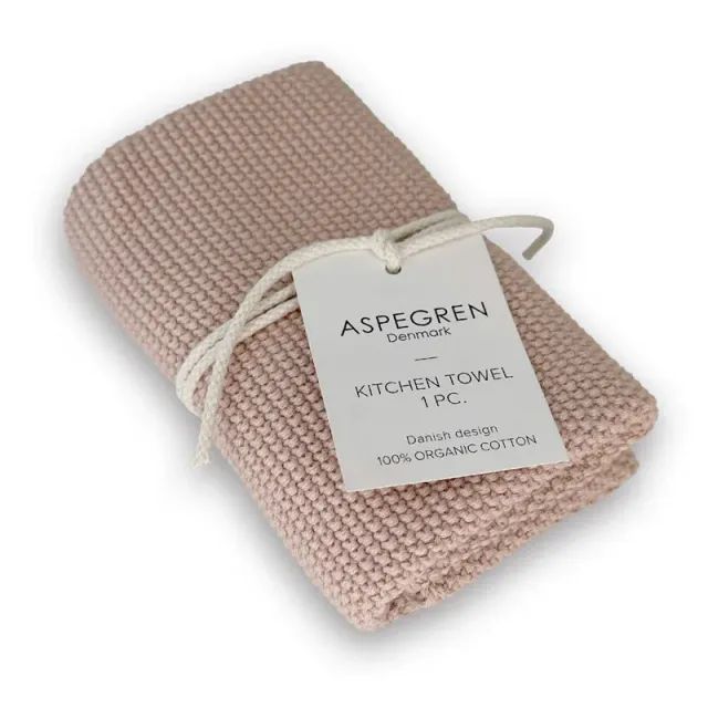AspEgren Solid Dessert køkkenhåndklæde 40x50 cm 1 stk strikket