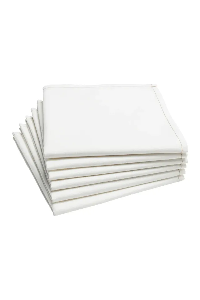 Coucke La Lilloise stofservietter 6 stk 45x45 cm hør