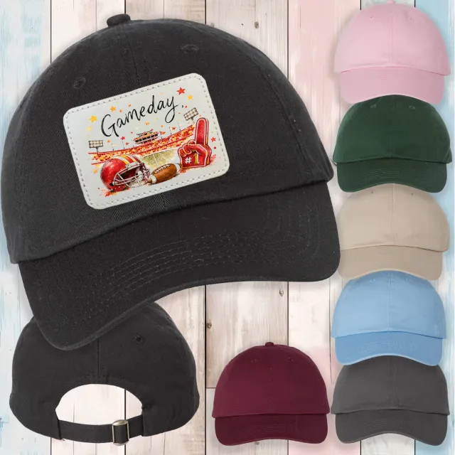 Avery Lane Gifts Gameday Football kasket gold/red bomuld