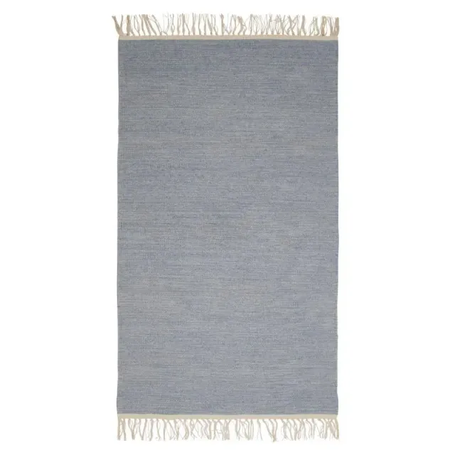 AspEgren Melange gulvløber Blue 70x130 cm bomuld