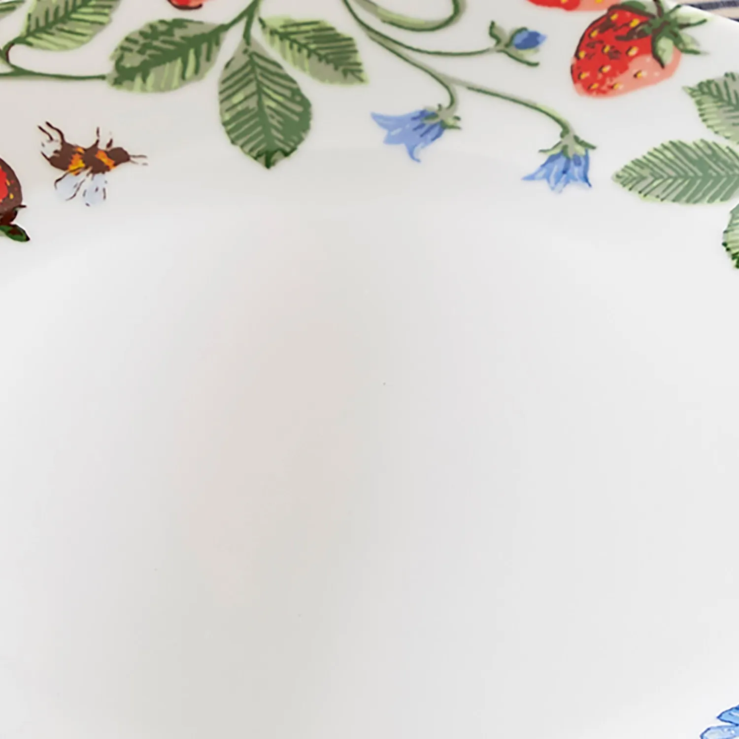 Ulster Weavers Strawberry Patch middagstallerken porcelæn grøn