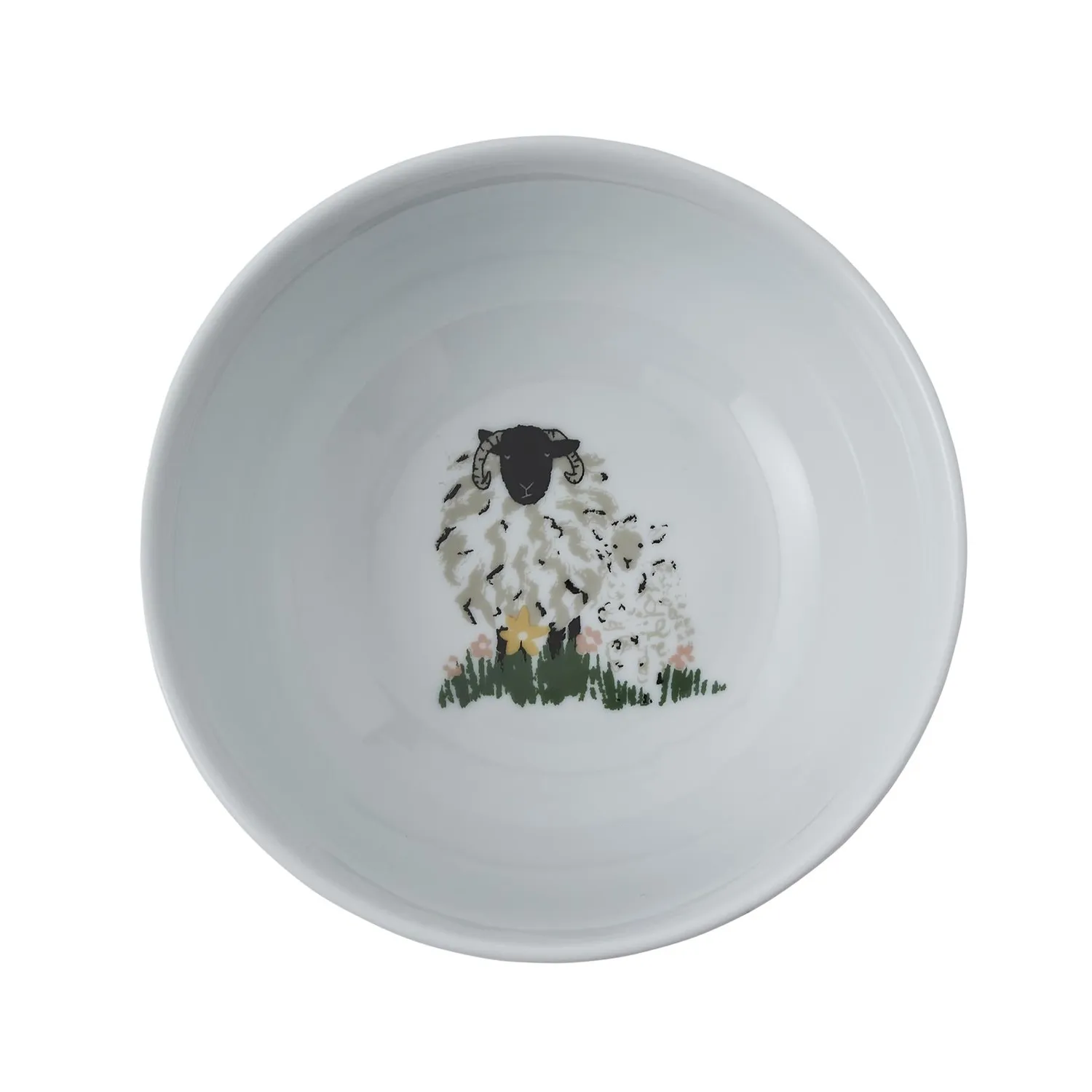 Ulster Weavers Woolly Sheep porcelænsskål hvid