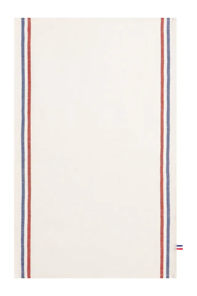 Coucke Tricolore viskestykke hør natur 43x65 cm