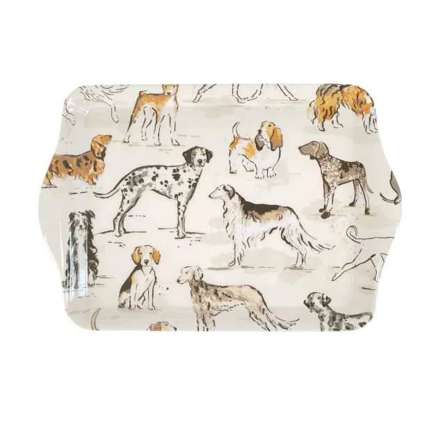 Ulster Weavers Country Dogs bakke 21x14 cm brun hund