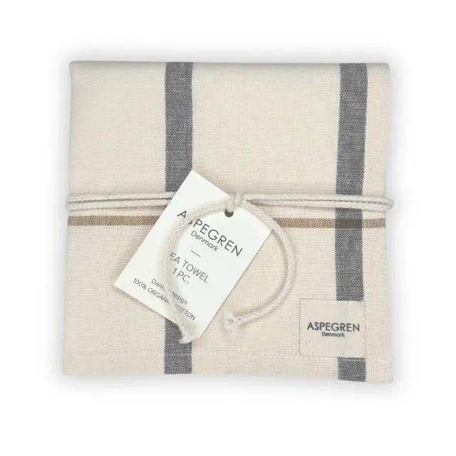 AspEgren Strada viskestykke Pepper 50x70 cm 1 stk stribet