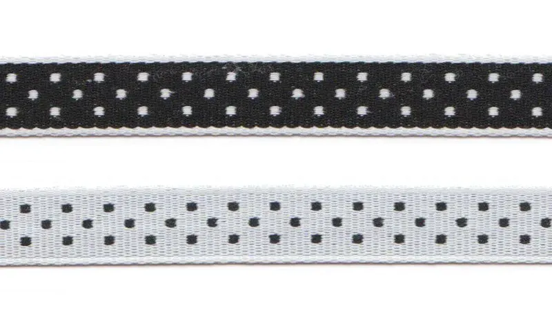 Aspegren Dot bånd grøn 1 cm x 3 m bomuld