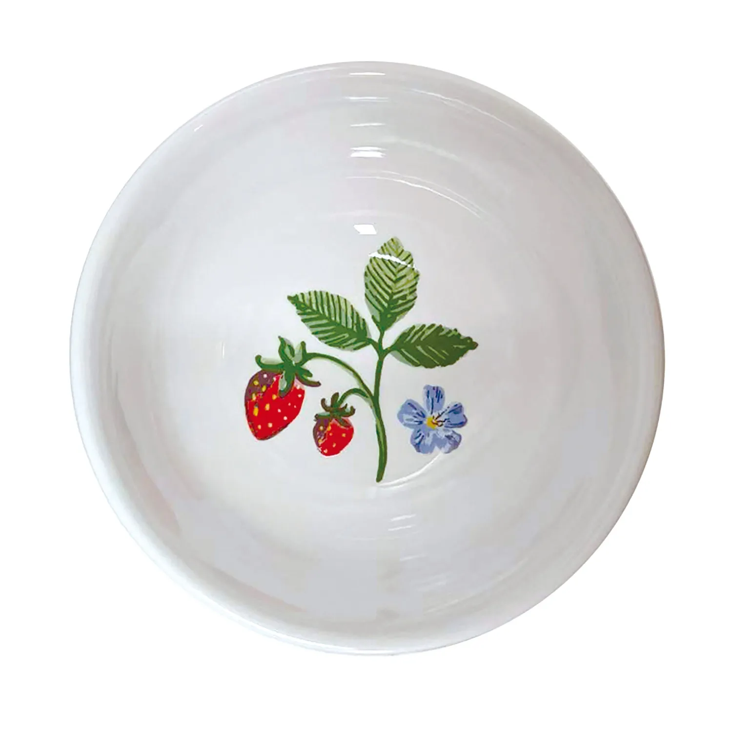 Ulster Weavers Strawberry Patch skål grøn porcelæn